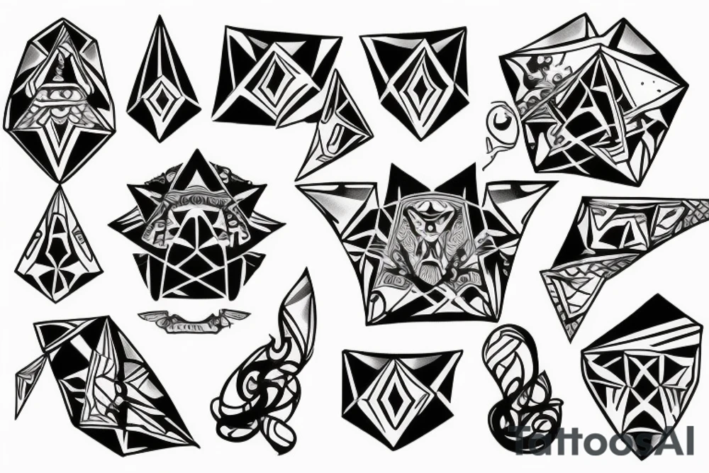 Diamond tattoo idea