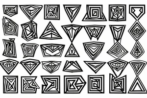 Diamond tattoo idea
