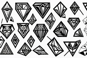 Diamond tattoo idea