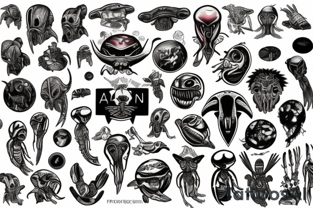 Alien tattoo idea