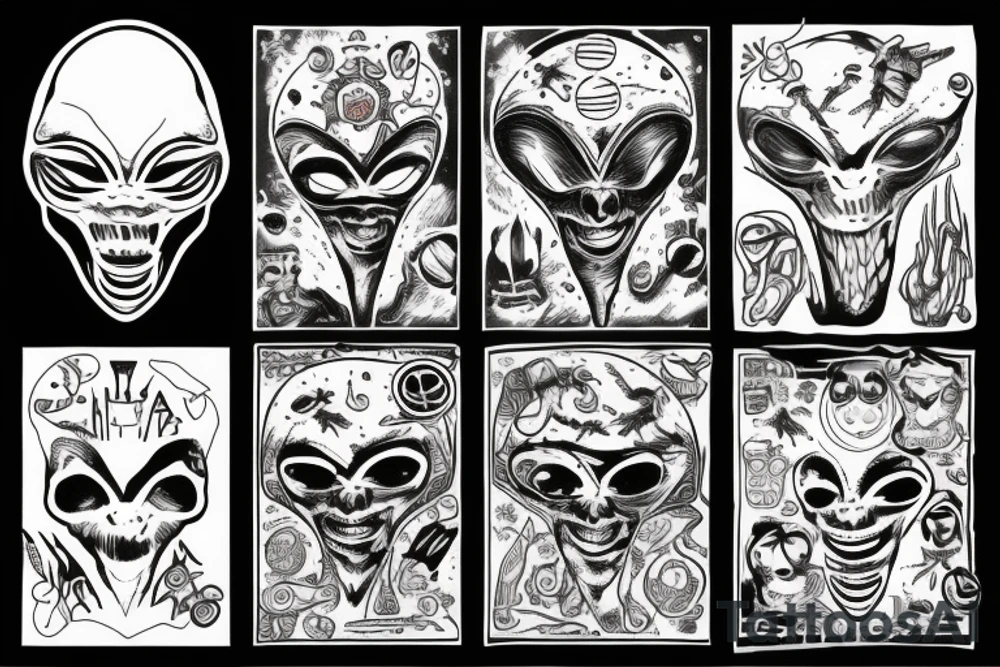 Alien tattoo idea