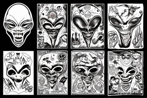 Alien tattoo idea