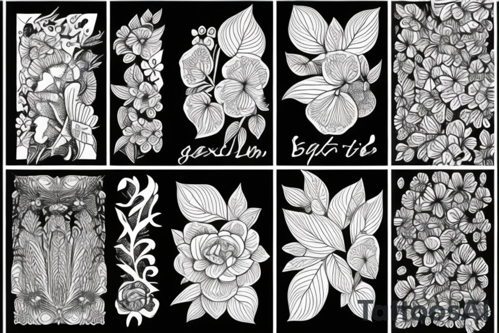 Sexy botanical boho, delicate line work for sternum tattoo idea