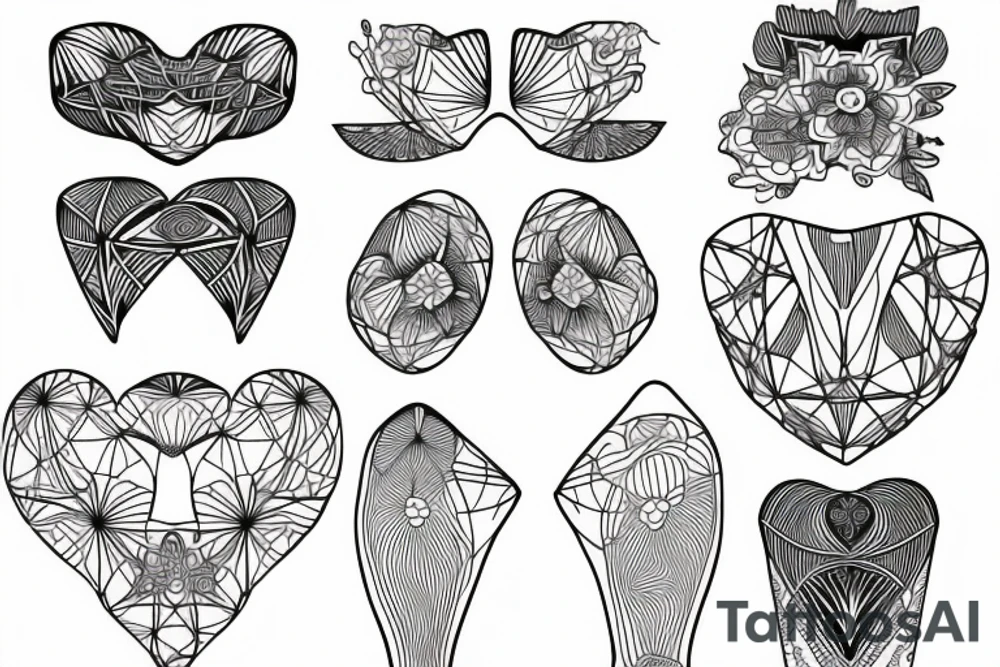 Sexy delicate line work for sternum tattoo idea
