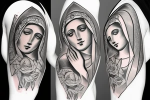 Virgin Mary tattoo idea