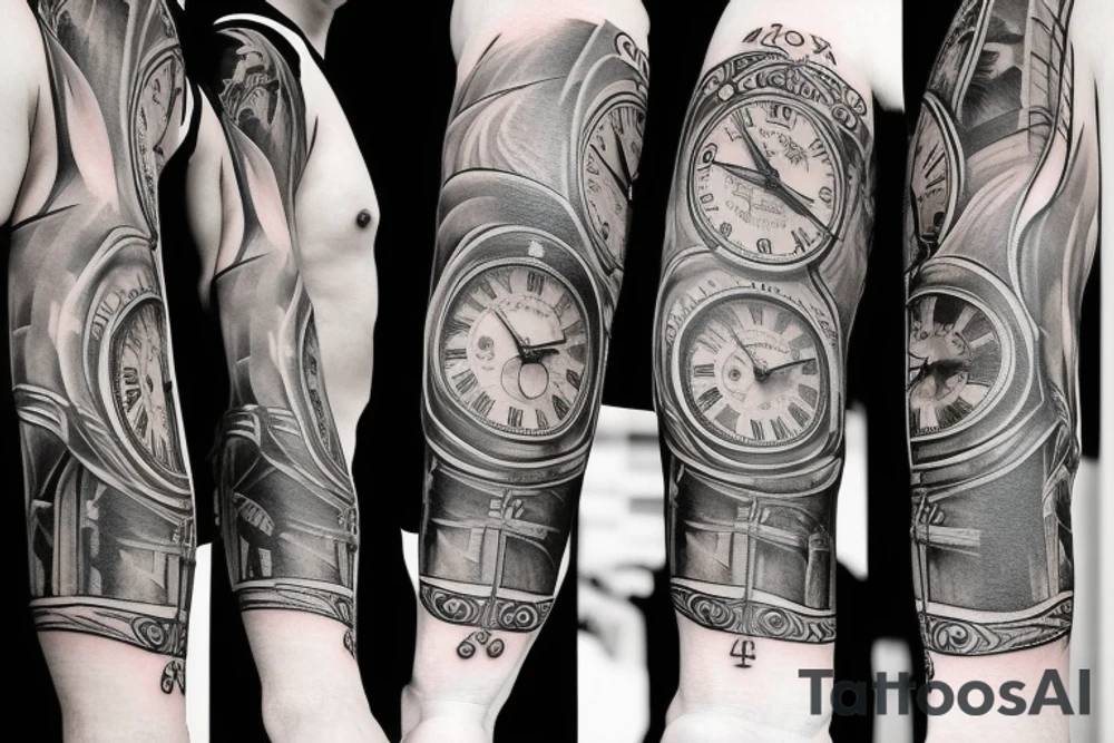 Clock tower tattoo idea