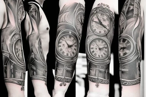 Clock tower tattoo idea
