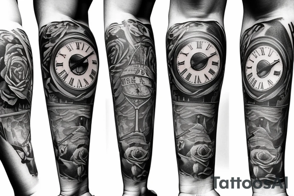 Clock tower tattoo idea