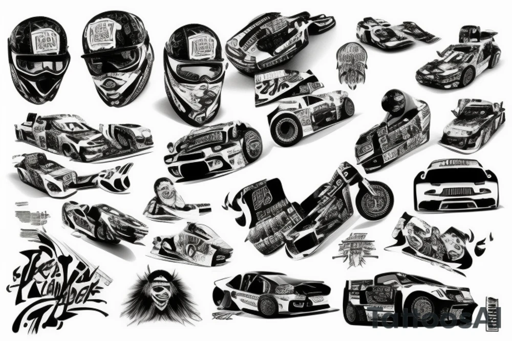 ken block 43 tattoo idea