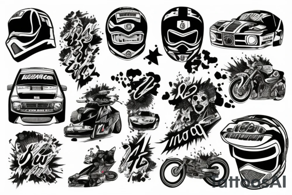 ken block 43 tattoo idea
