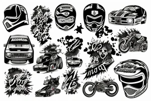ken block 43 tattoo idea