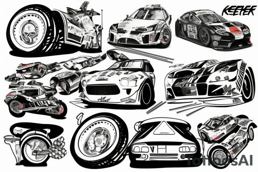 ken block 43 tattoo idea