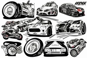ken block 43 tattoo idea