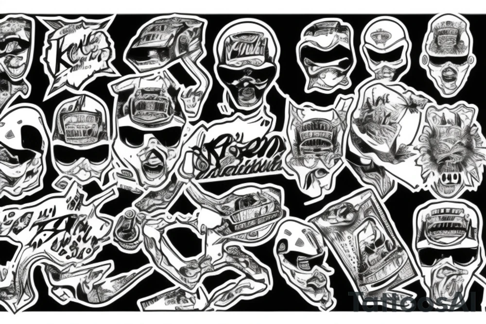 ken block 43 tattoo idea