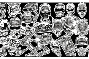 ken block 43 tattoo idea