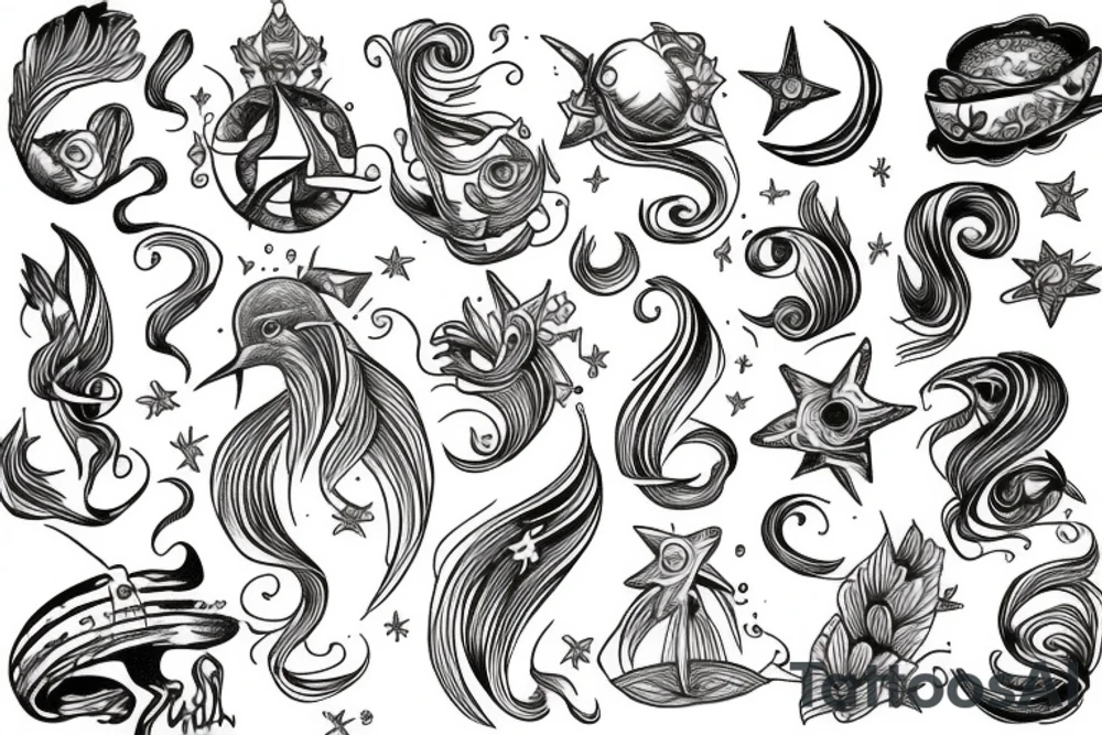 aquarius tattoo idea