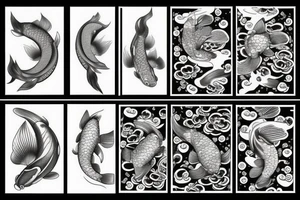 Koi fish tattoo idea