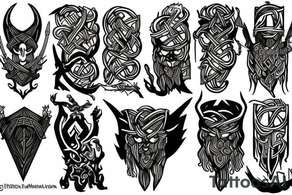 Norse mythology tattoo idea