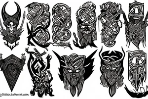 Norse mythology tattoo idea