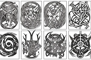 Norse mythology gods tattoo idea