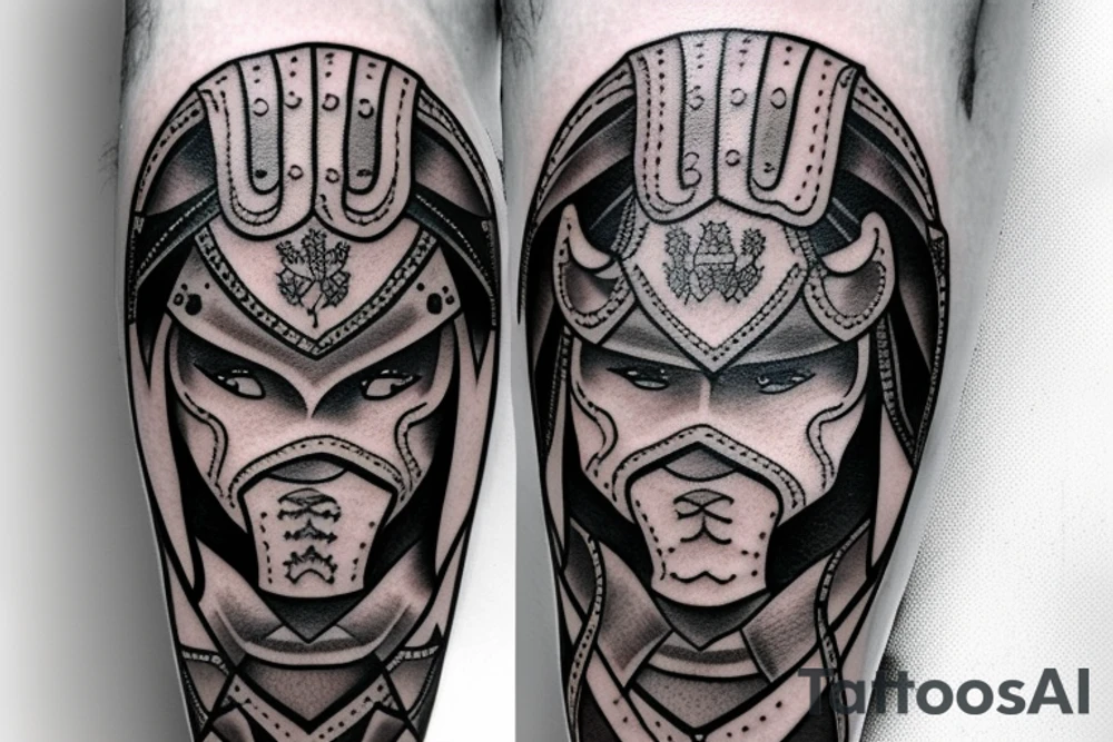 Latvian medival bearhunter warrior tattoo idea