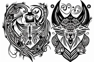 shoulder tattoo in which an animal is warpped around you shoulder tattoo idea