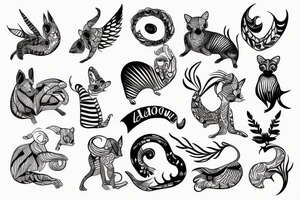 small animal crawling across collar bone tattoo idea