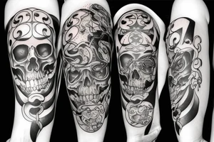 Memento mori , uroboros tattoo idea