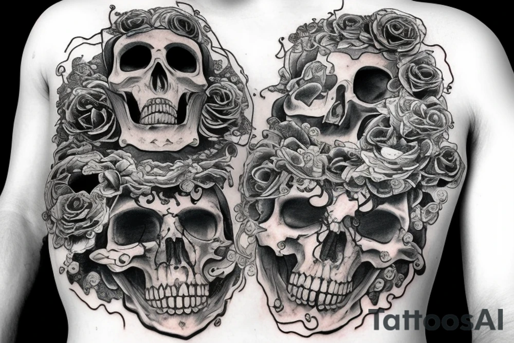 Memento mori , uroboros tattoo idea