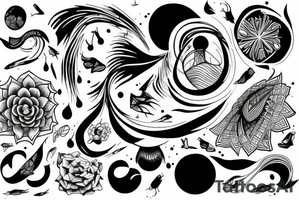 Intentional and flow tattoo idea