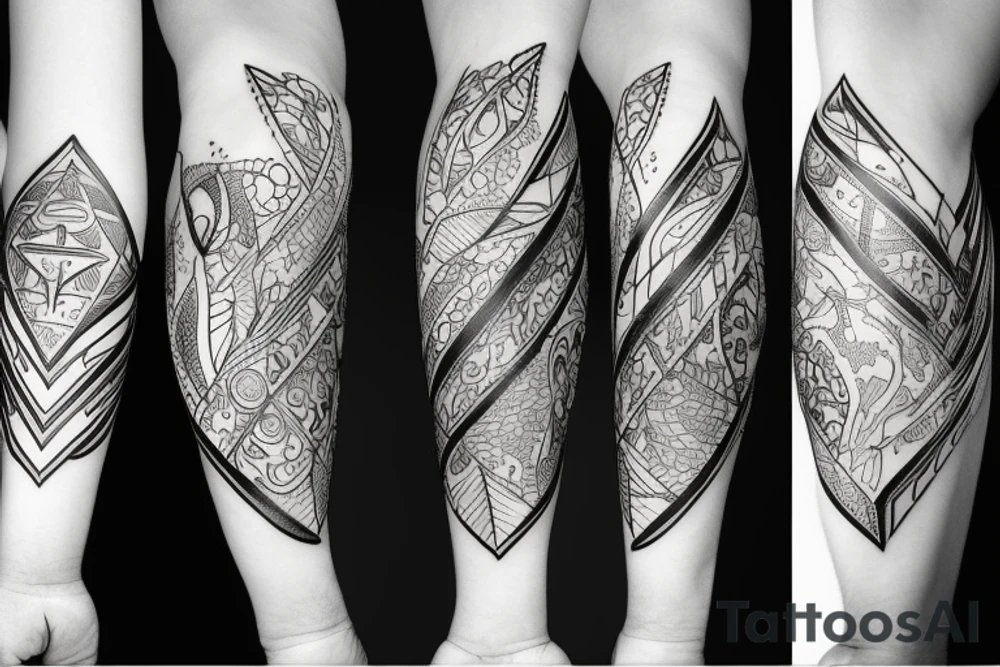 Arrow bells tattoo idea