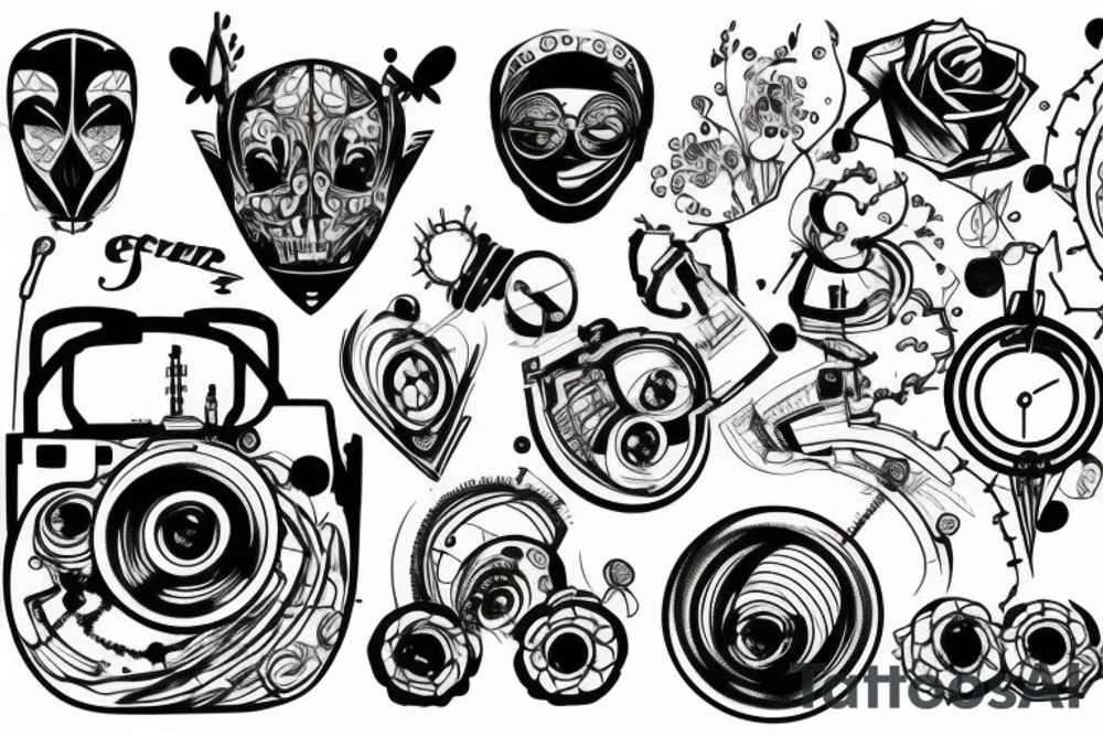 technology related tattoo idea