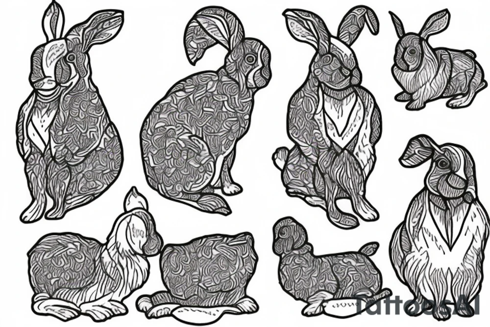Holland lop tattoo idea