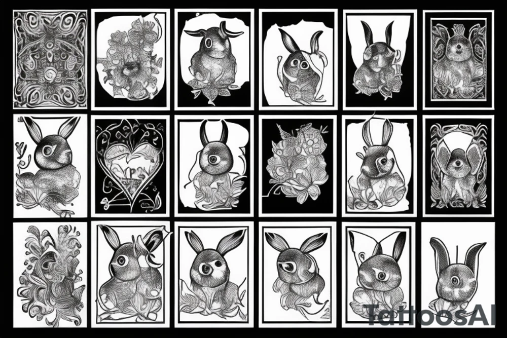 Holland lop tattoo idea