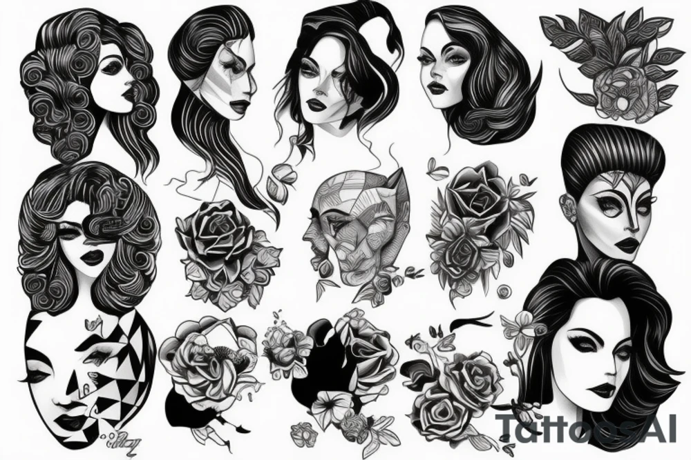 Self resemblance, confidence, power tattoo idea