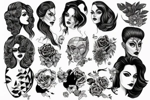 Self resemblance, confidence, power tattoo idea
