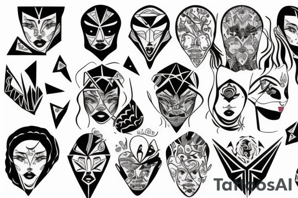 Self resemblance, confidence, power tattoo idea