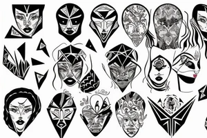 Self resemblance, confidence, power tattoo idea