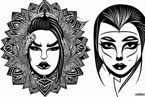 Self resemblance, confidence, power tattoo idea