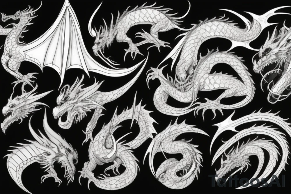 dragon tattoo idea