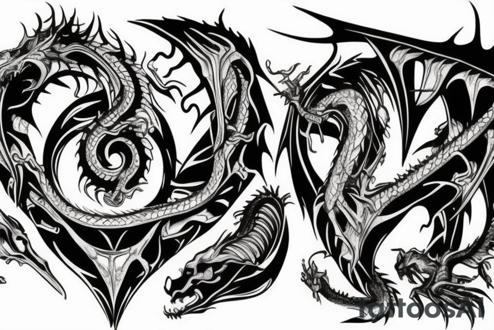 dragon tattoo idea