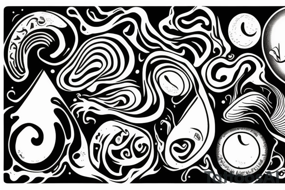 wave
semicolon tattoo idea
