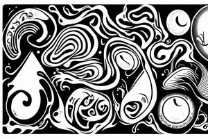 wave
semicolon tattoo idea