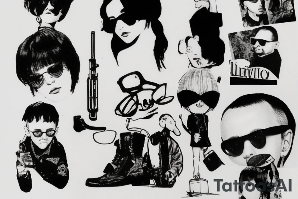 Léon the professional mathilda tattoo idea