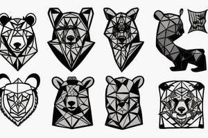 Bear and a sword tattoo idea