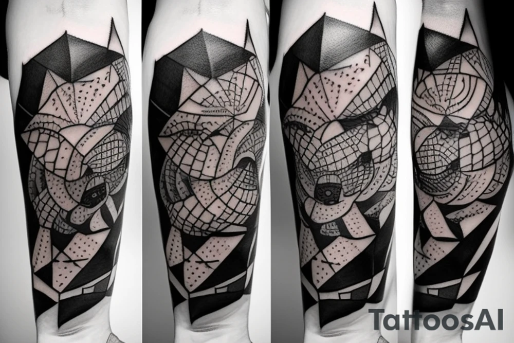Bear and a sword tattoo idea