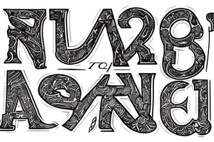 A.P.T as initials tattoo idea