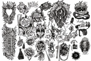 Someone on a gap year, that loves music festivals such as Burning Man tattoo idea