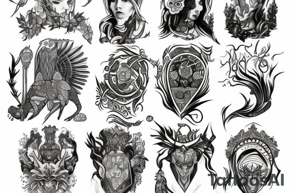 Slavic mythology tattoo idea