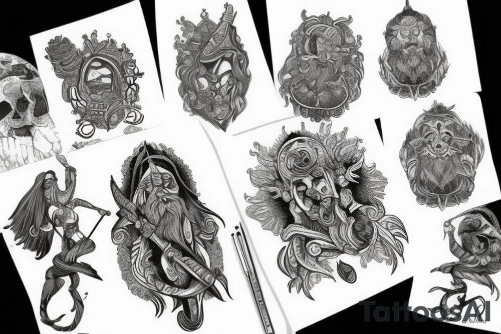 Slavic mythology tattoo idea